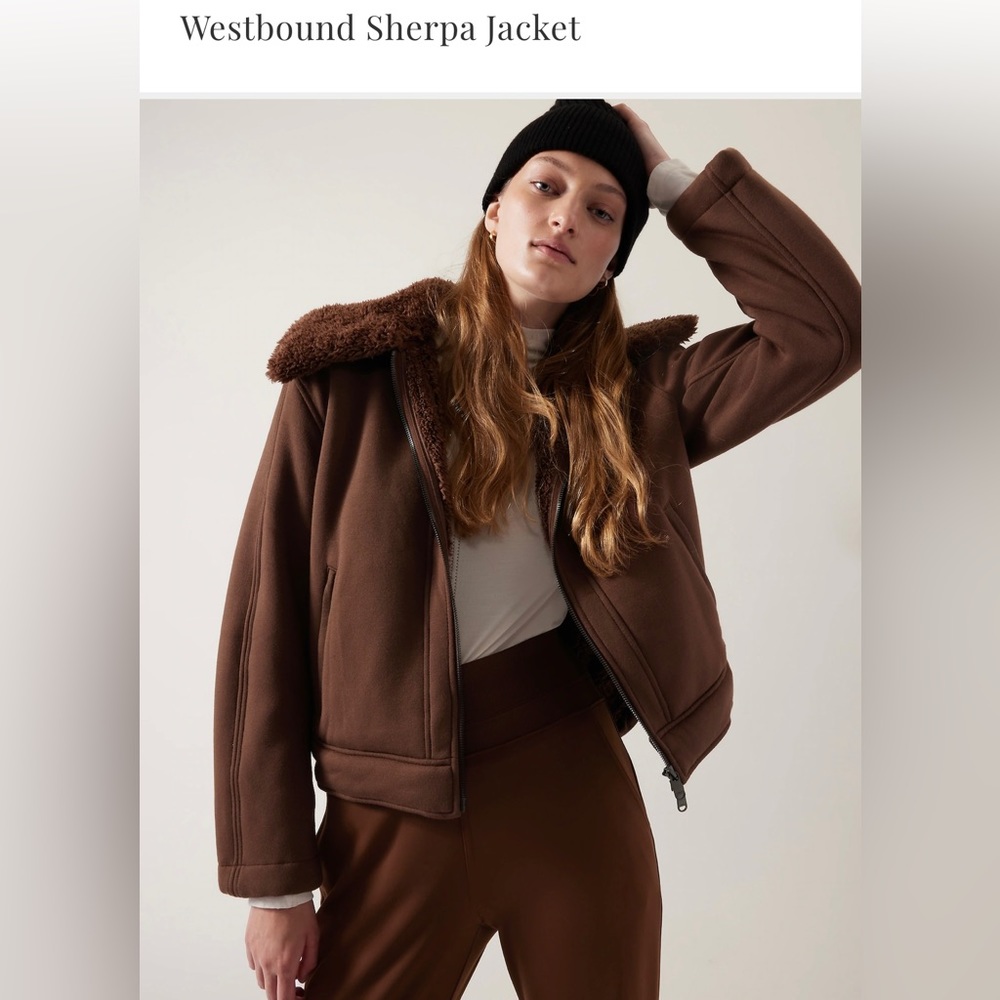 ATHLETA Westbound Sherpa Jacket